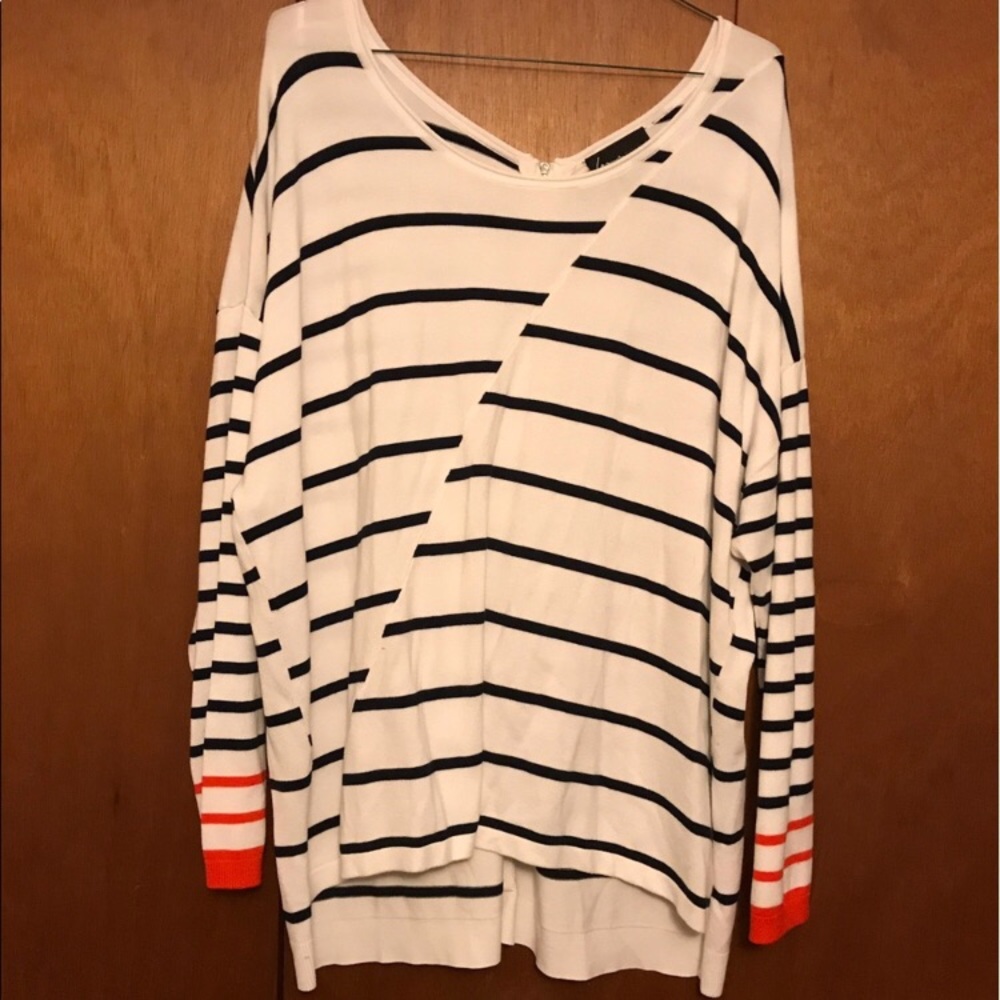Lane Bryant Zipper Back Top
